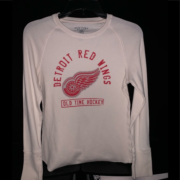 Old Time Hockey Tops - Red wings long sleeve top